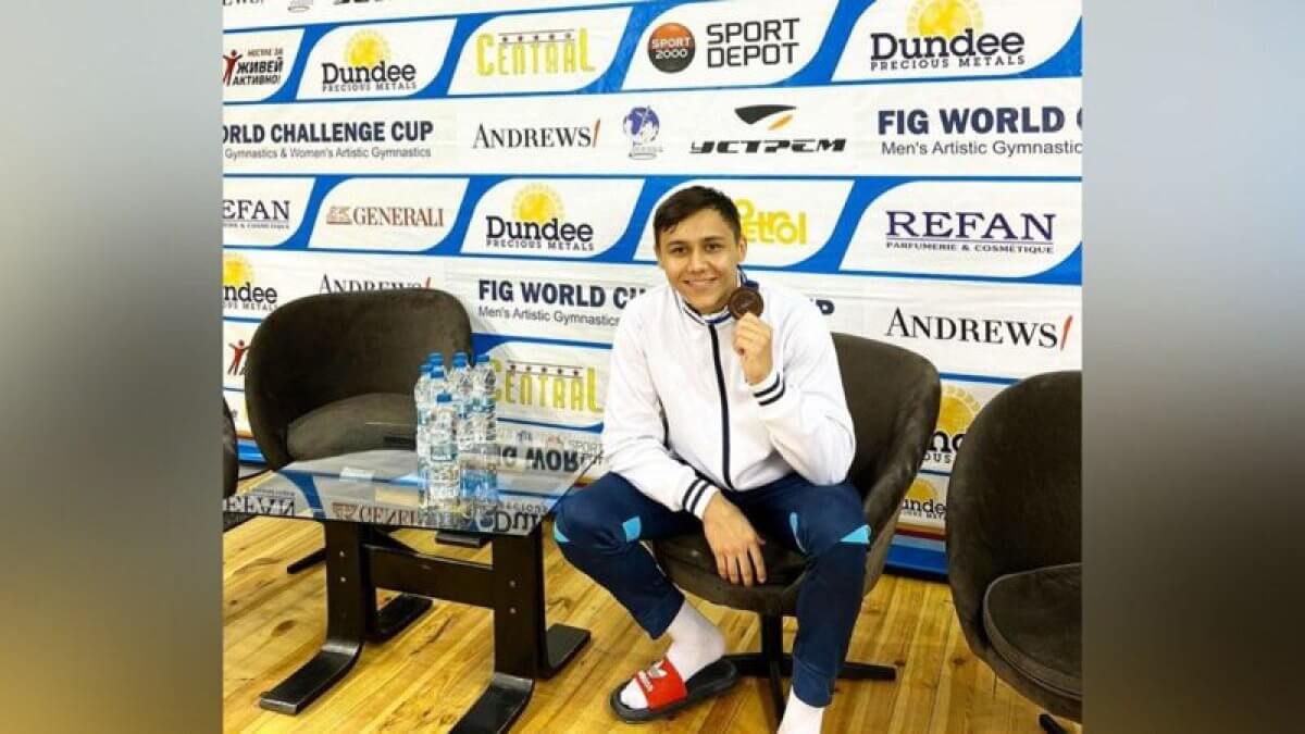 Казахстанец завоевал бронзу на Кубке мира по спортивной гимнастике