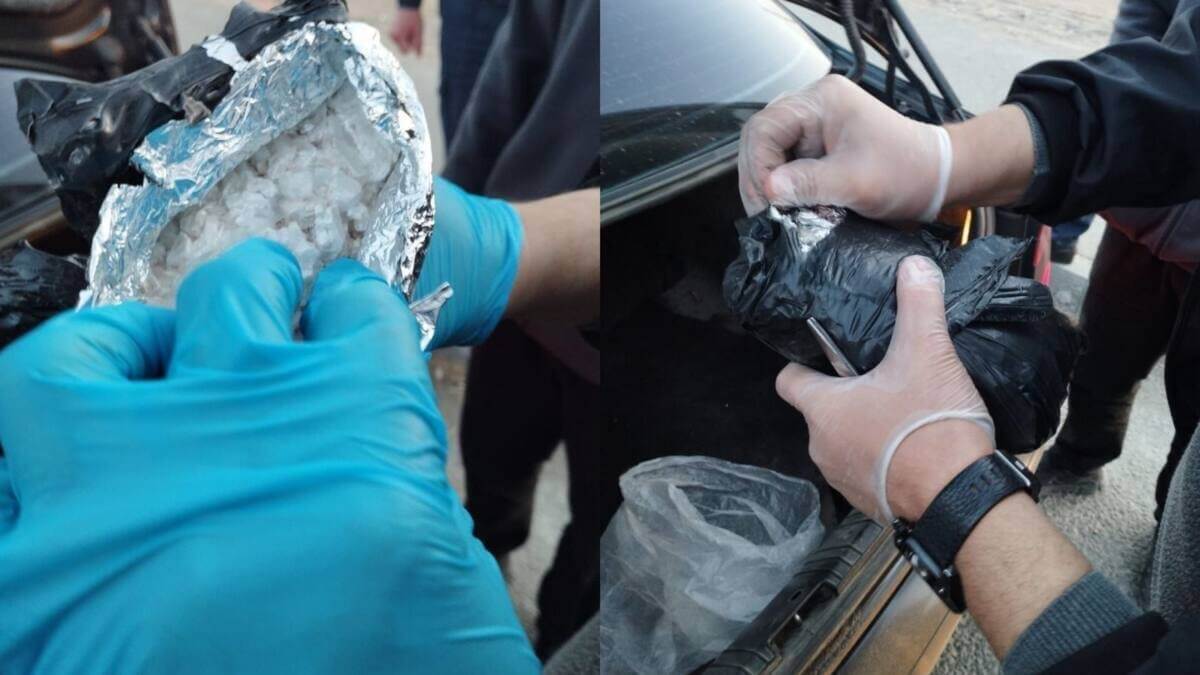 Межрегионального наркокурьера задержали полицейские Павлодарской области