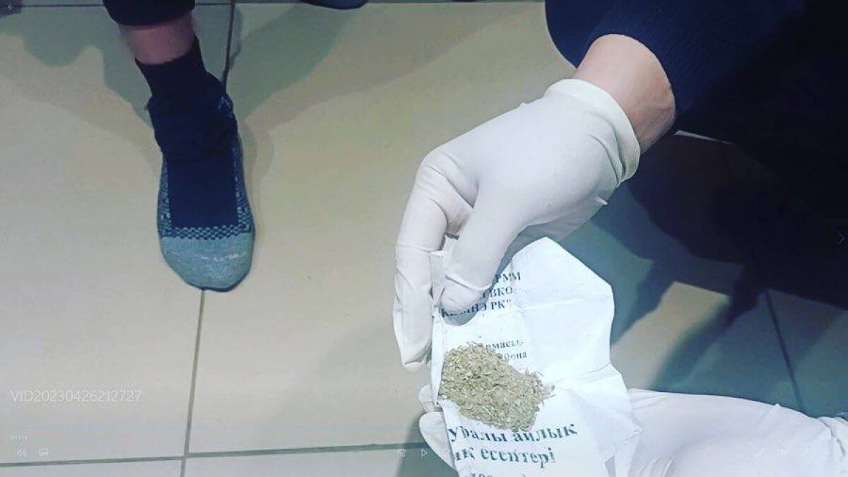 Высушенную марихуану изъяли у сельчанина в Абайской области