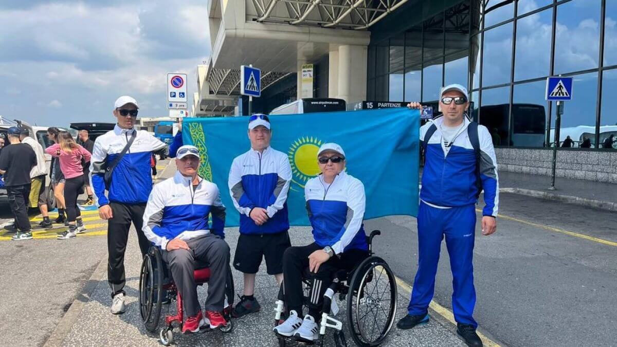 Казахстанцы впервые участвовали в международном турнире по теннису на колясках