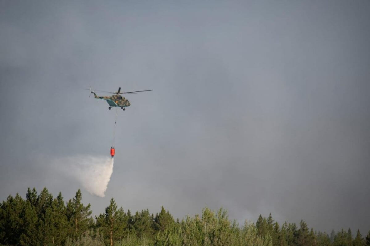Пожар в Абайской области: угрозы населенным пунктам нет