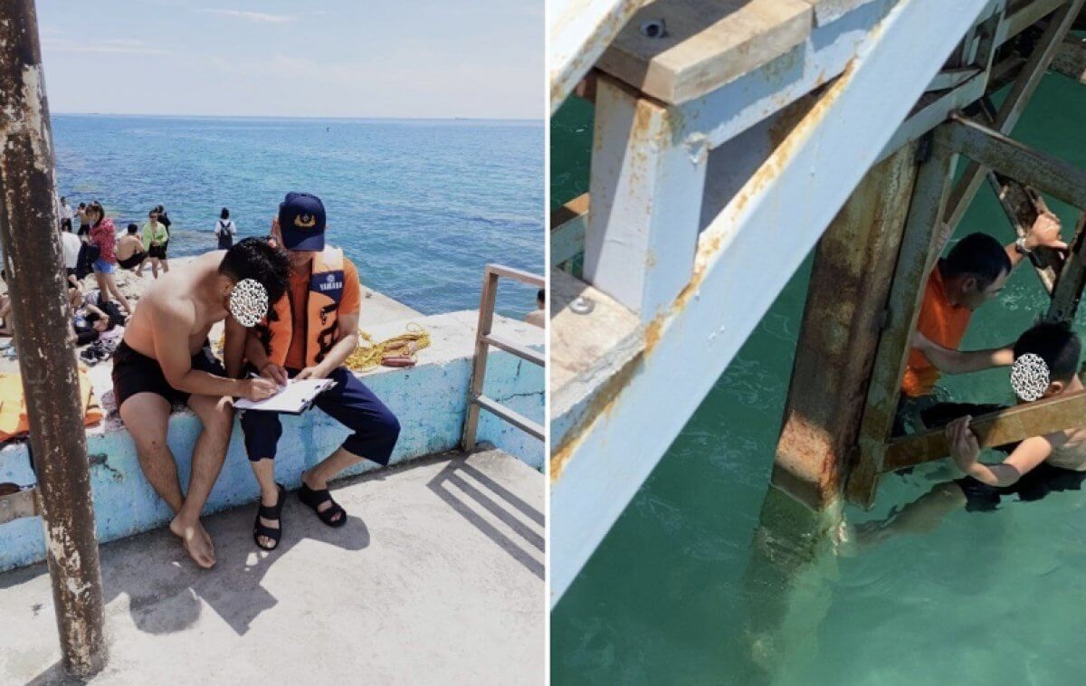 Алматинца и двух подростков спасли на море в Актау