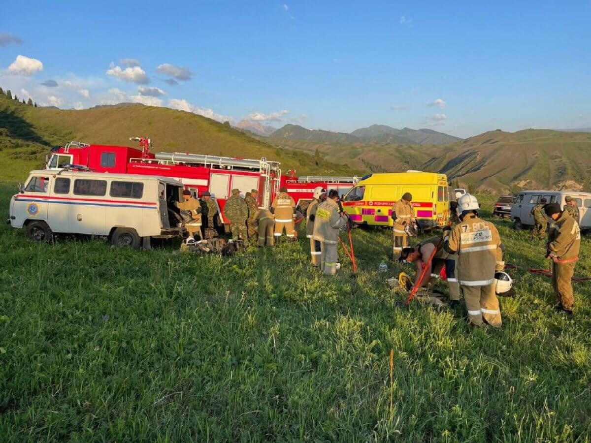Пожар ликвидировали в районе Кольсайских озер в Алматинской области