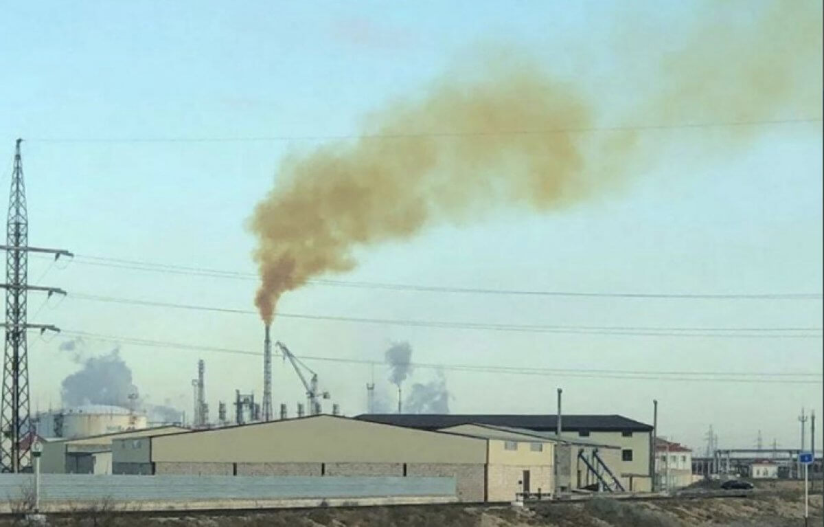 Утечка газа на заводе "КазАзот” произошла в Мангистау