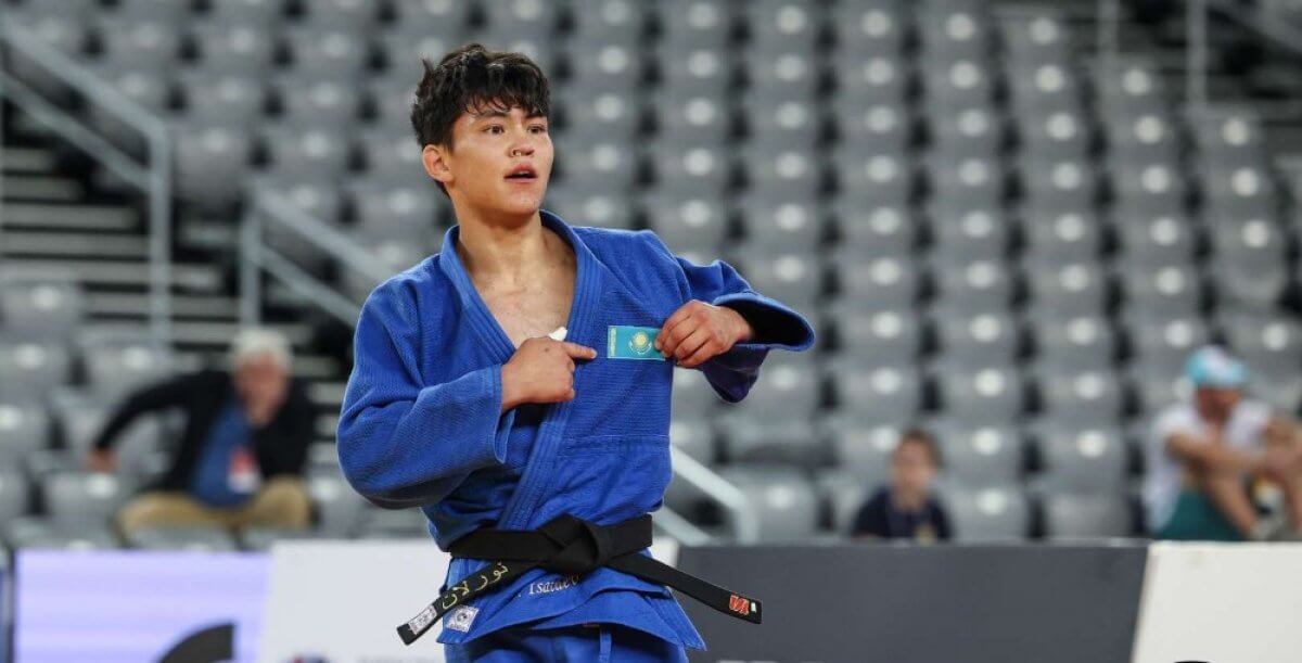 Казахстанский дзюдоист выиграл золото на ЧМ среди кадетов в Хорватии