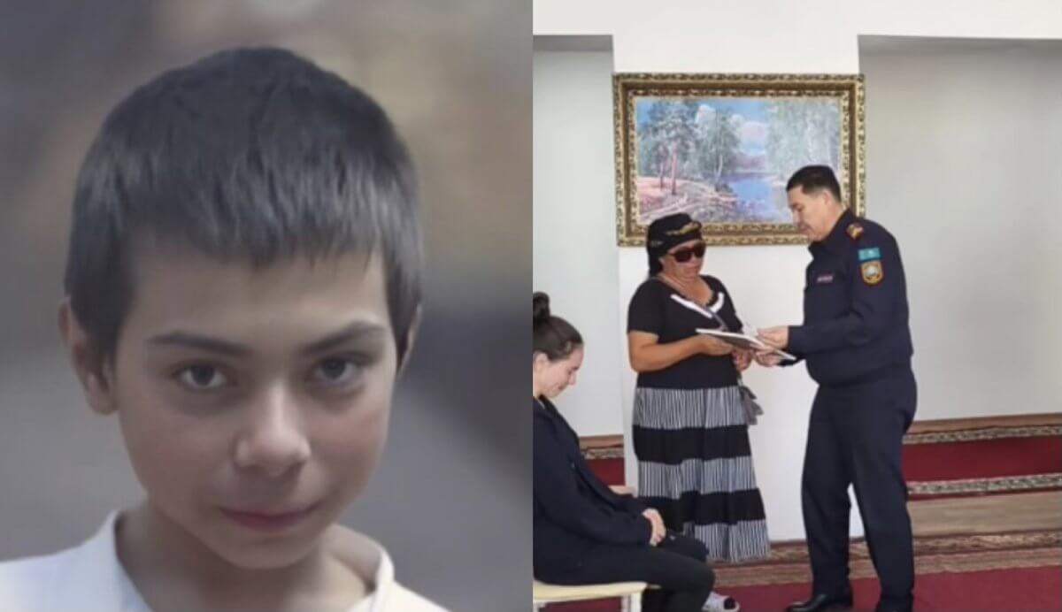 14-летнего мальчика посмертно наградили спасатели в Акмолинской области
