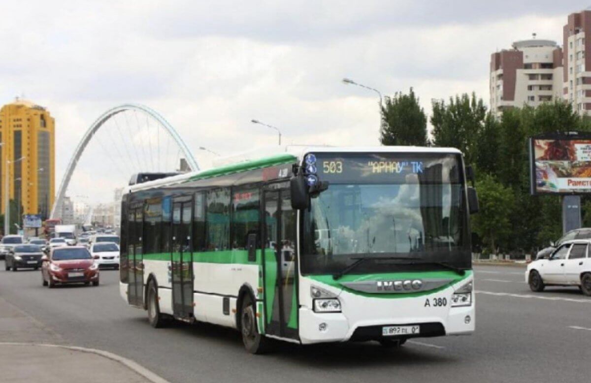 Две остановки будут пропускать автобусы в Астане