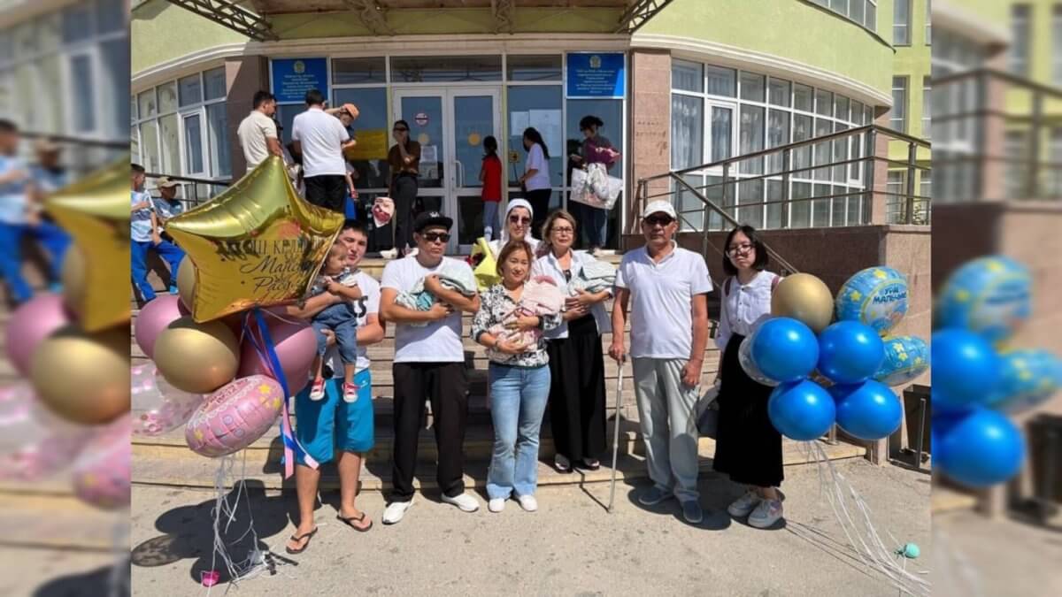 Тройня родилась в Мангистауской области