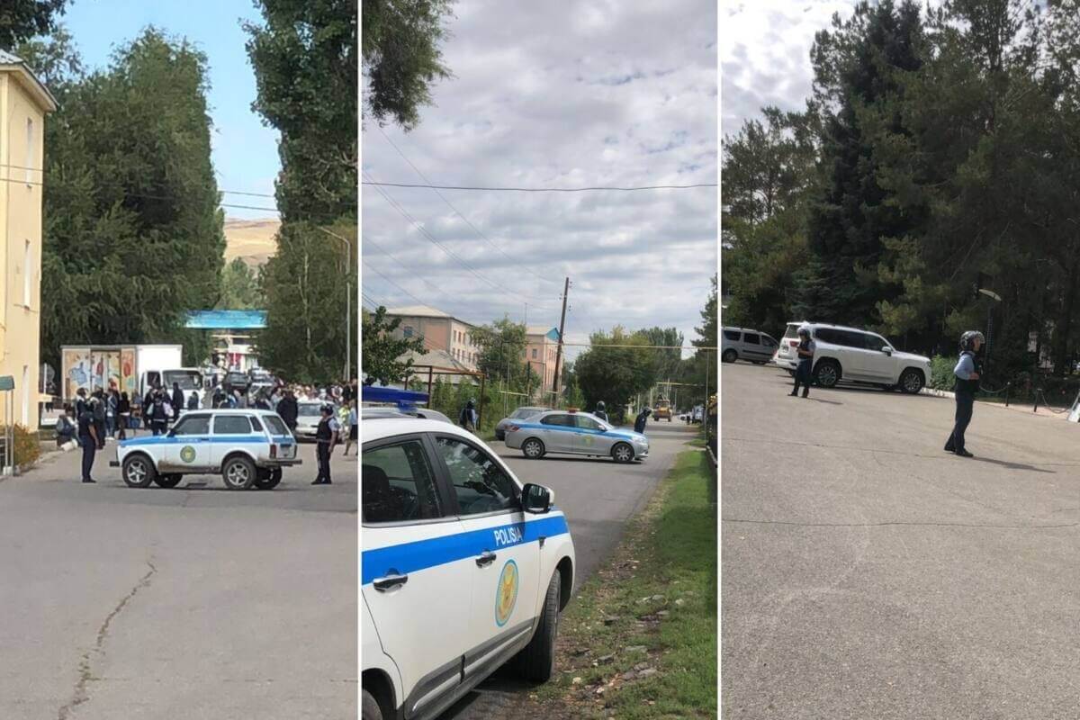 Эвакуировали 400 человек: неизвестный "заминировал" школу в Жетысу