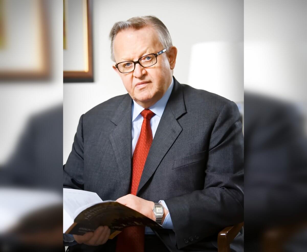 На 87-м году ушел из жизни 10-й президент Финдляндии Мартти Ахтисаари