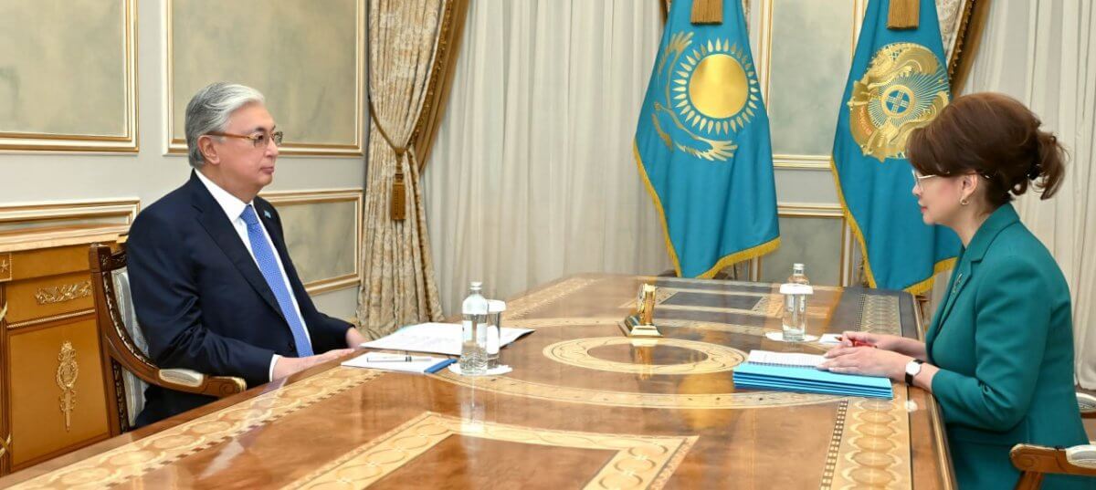 О чем министр культуры и информации рассказала Токаеву