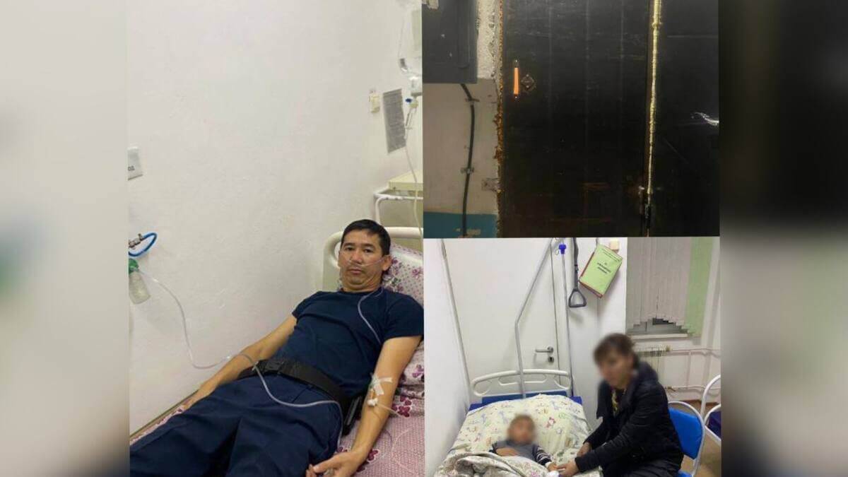 Шестилетнего ребенка спас из пожара участковый в Таразе