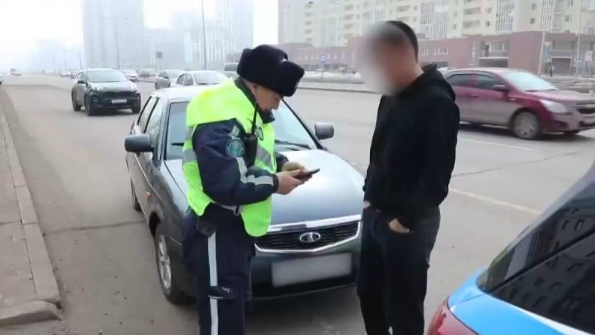 11 машин водворили на штрафстоянку за два дня полицейские Астаны