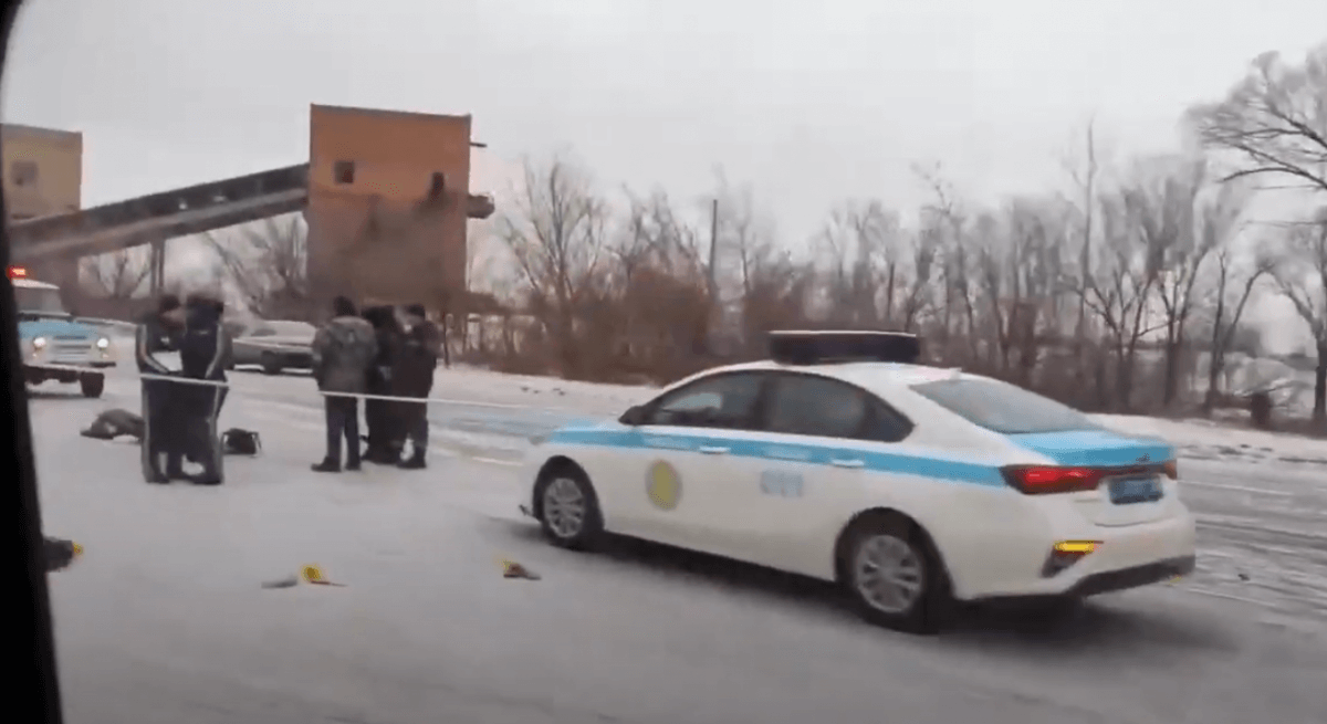Водитель насмерть сбил пенсионерку в Караганде (ВИДЕО)
