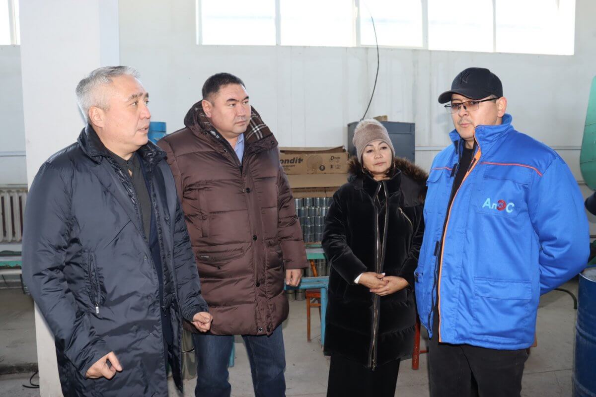 Мажилисмен ознакомился с производством лакокрасочной продукции в Талдыкоргане