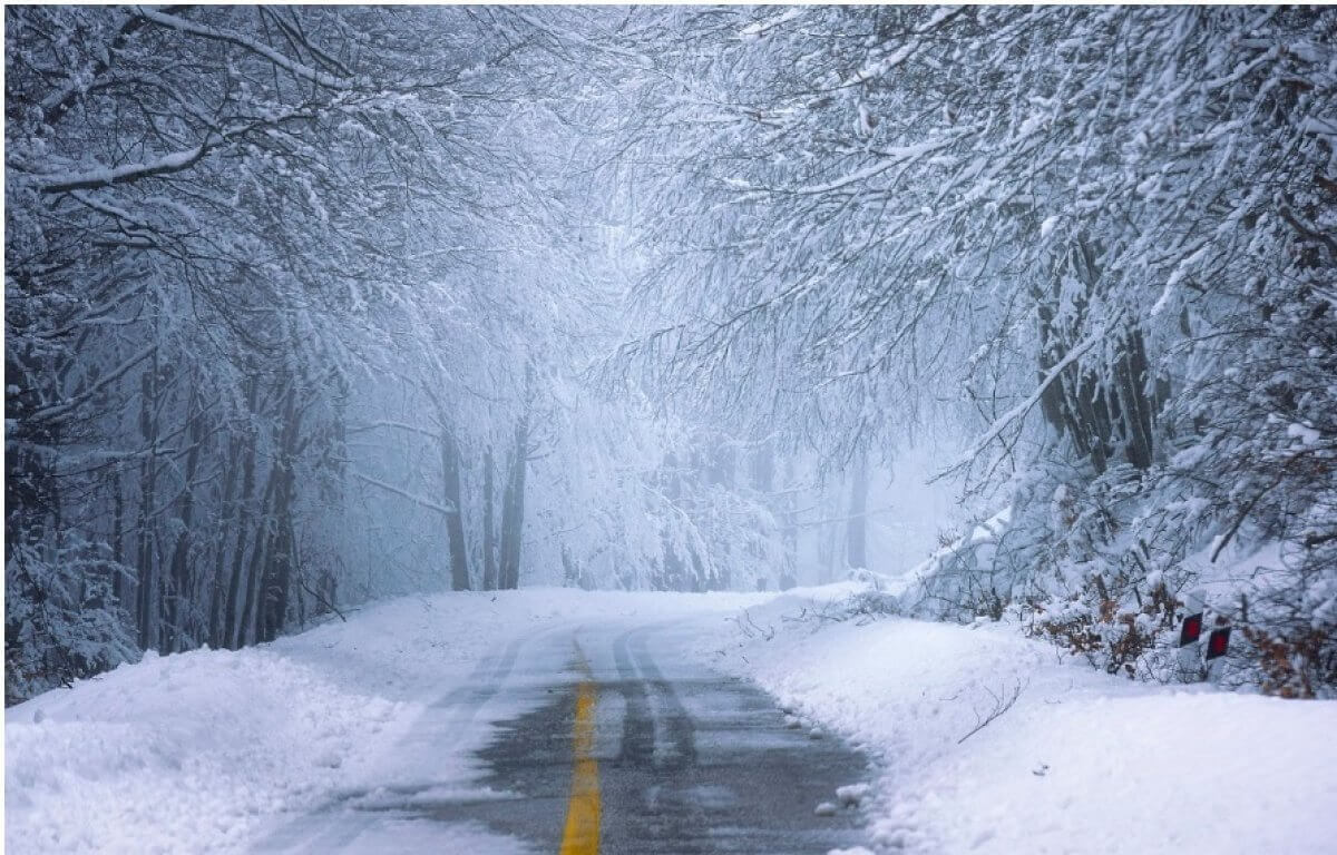 Трассу закрыли в Карагандинской области