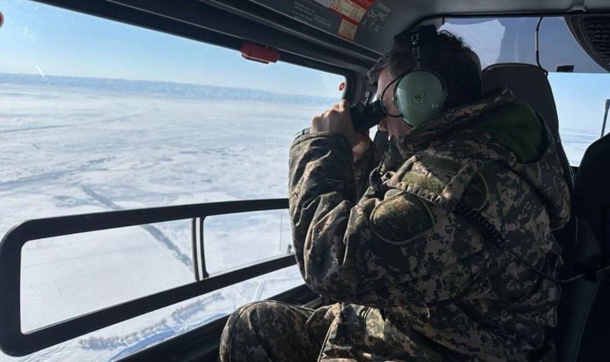 Вертолет привлекли к поиску пропавших рыбаков в Жамбылской области