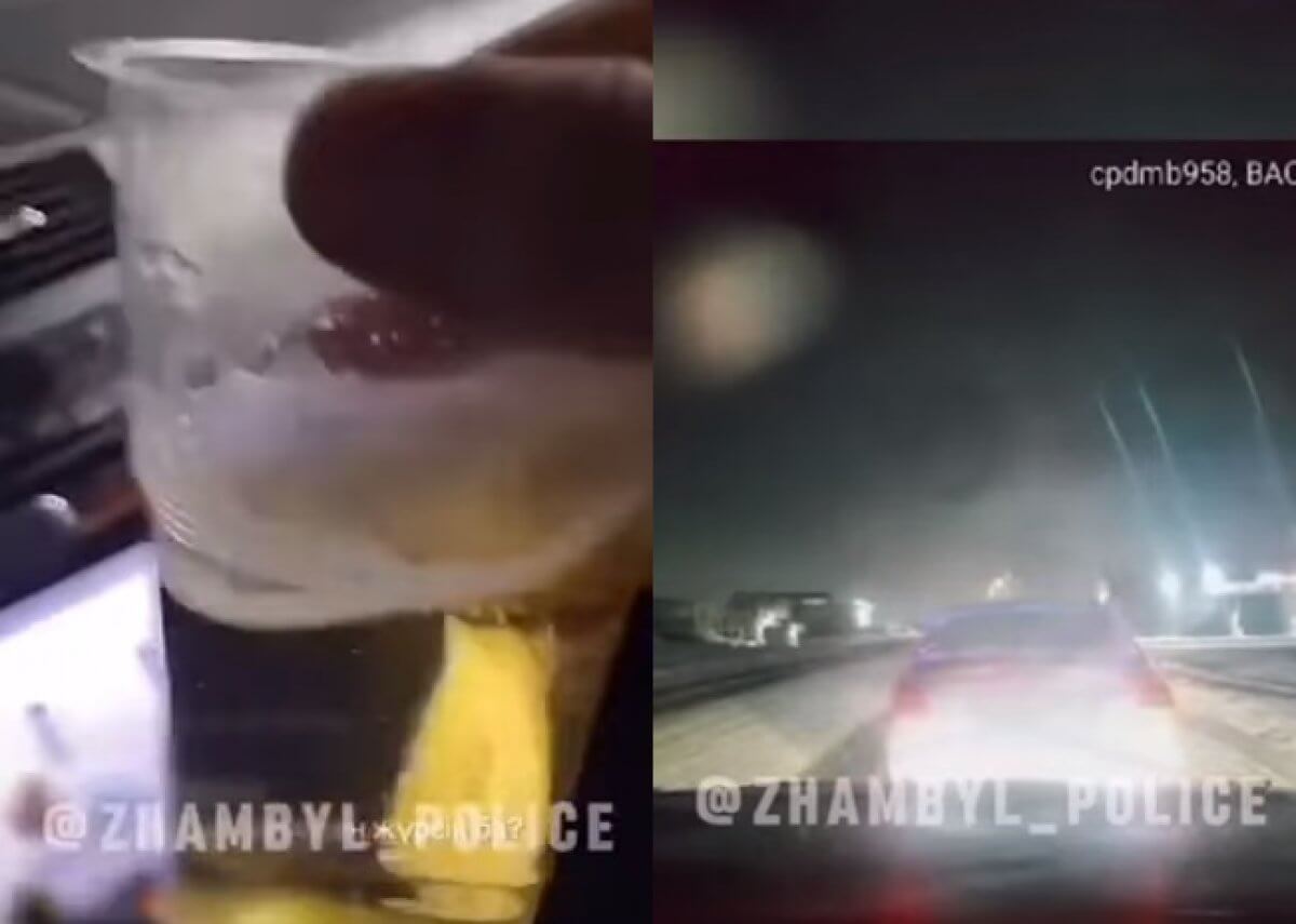 Блогера из Тараза наказали за опасную езду за рулем в прямом эфире