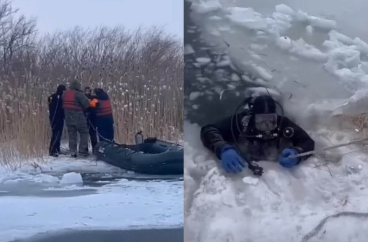 Рыбак провалился под лед в Карагандинской области – спасатели прекратили поиски