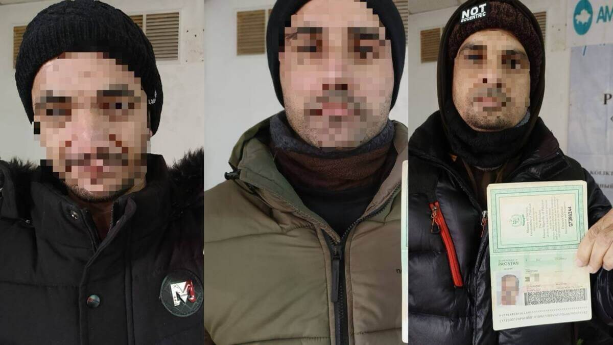 Пакистанцев задержали на станции Кокшетау