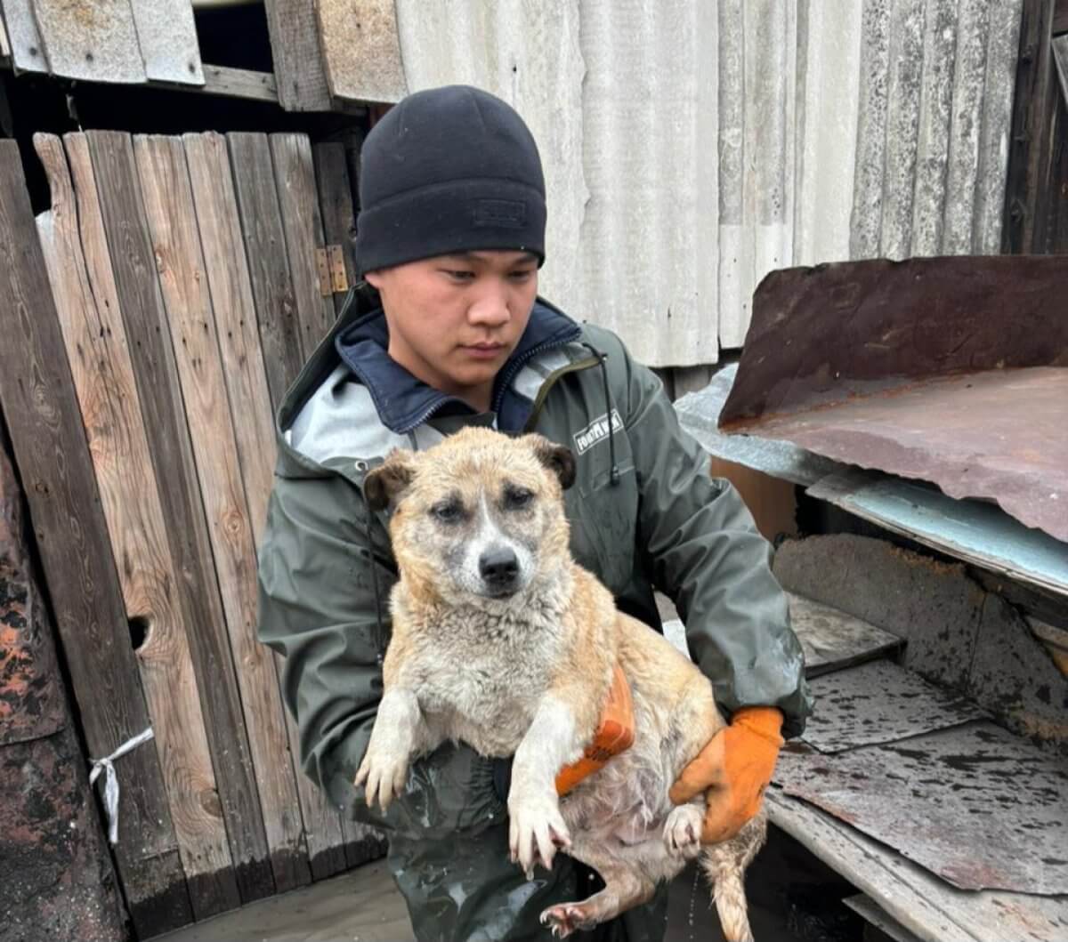 Алматинские спасатели помогают пострадавшим в паводках в СКО