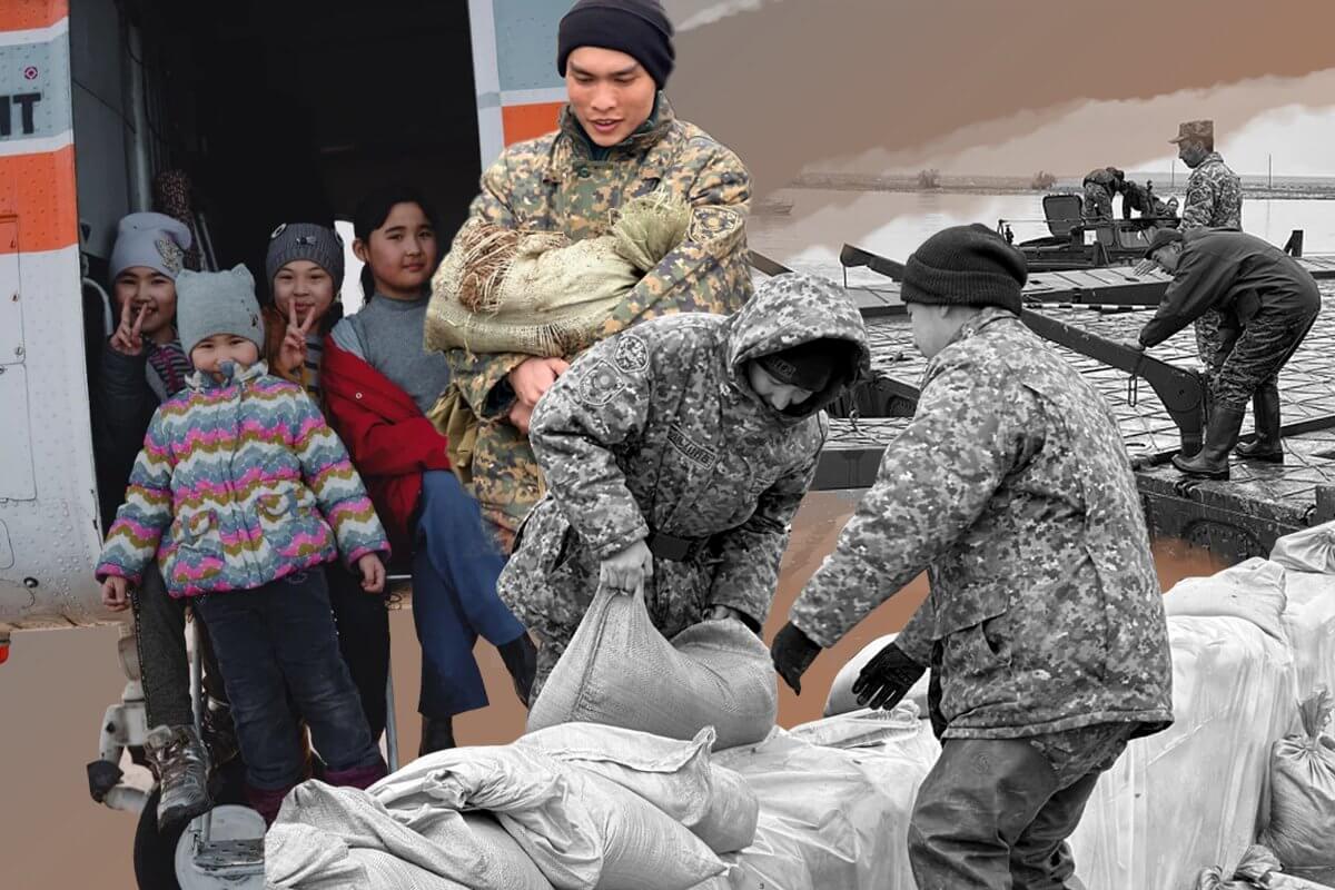 В мирное время в боевой готовности: как военнослужащие помогали бороться с паводками