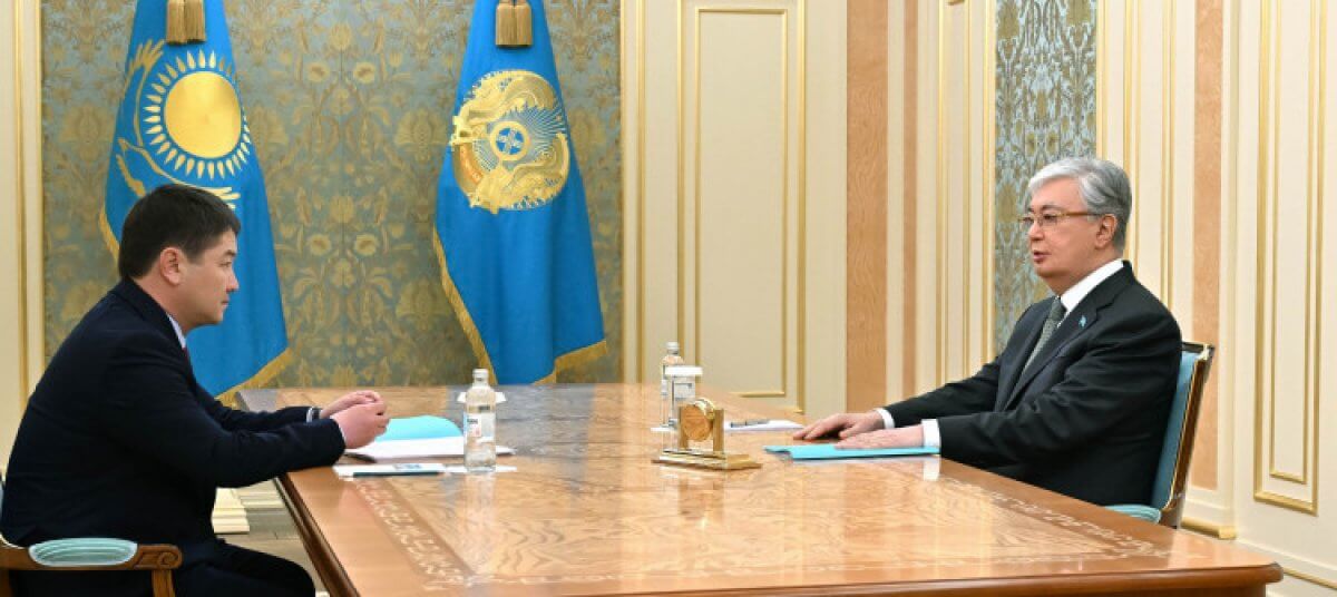Глава государства принял акима Мангистауской области