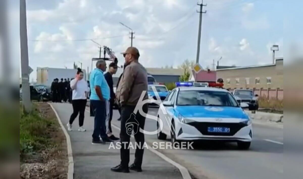 Пьяный водитель насмерть сбил дорожного рабочего в Астане (ВИДЕО)