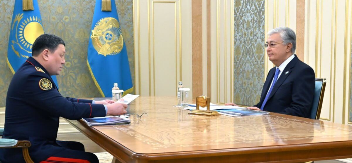 Министр внутренних дел доложил Токаеву о снижении преступности в стране