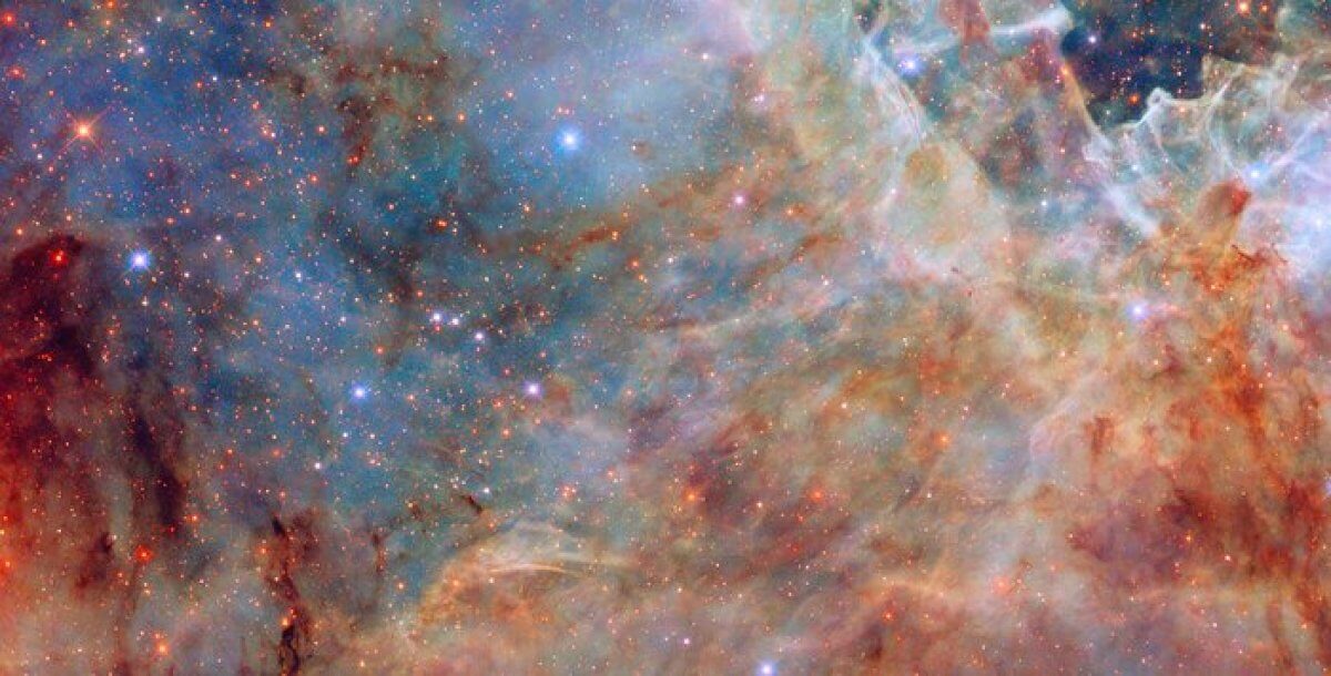 Hubble показал окрестности туманности Тарантул