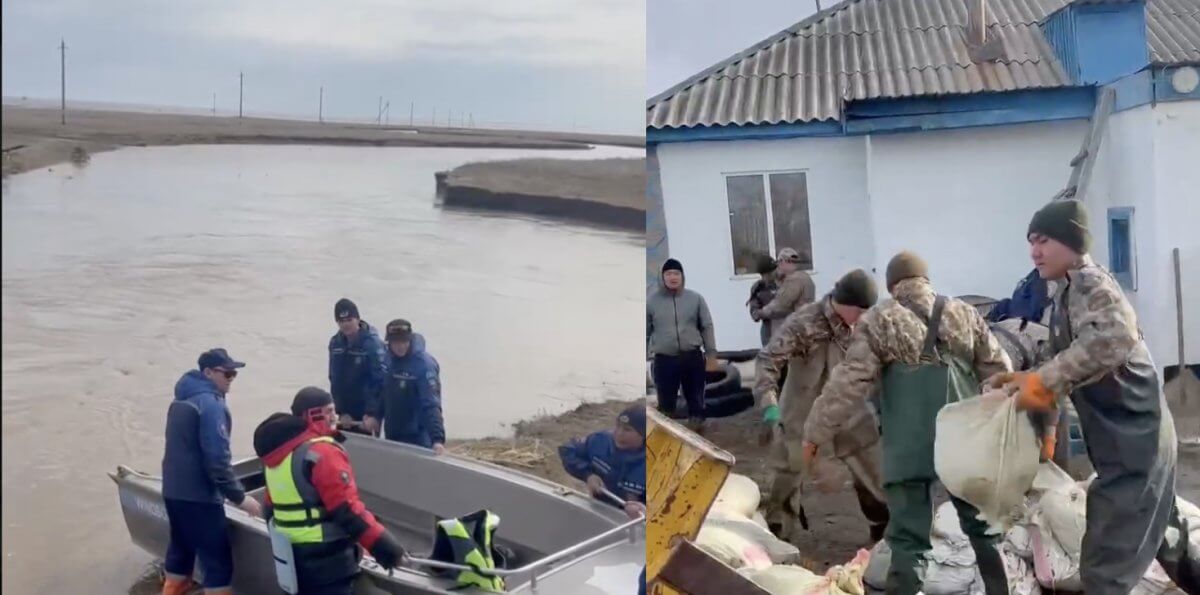 Шесть домов чуть не затопило в Акмолинской области