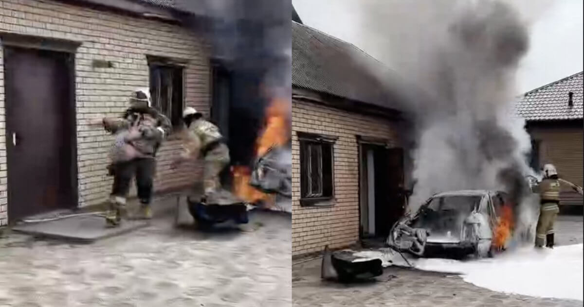 Пожар расплавил двери и окна: мать с младенцем спасли в Атырау
