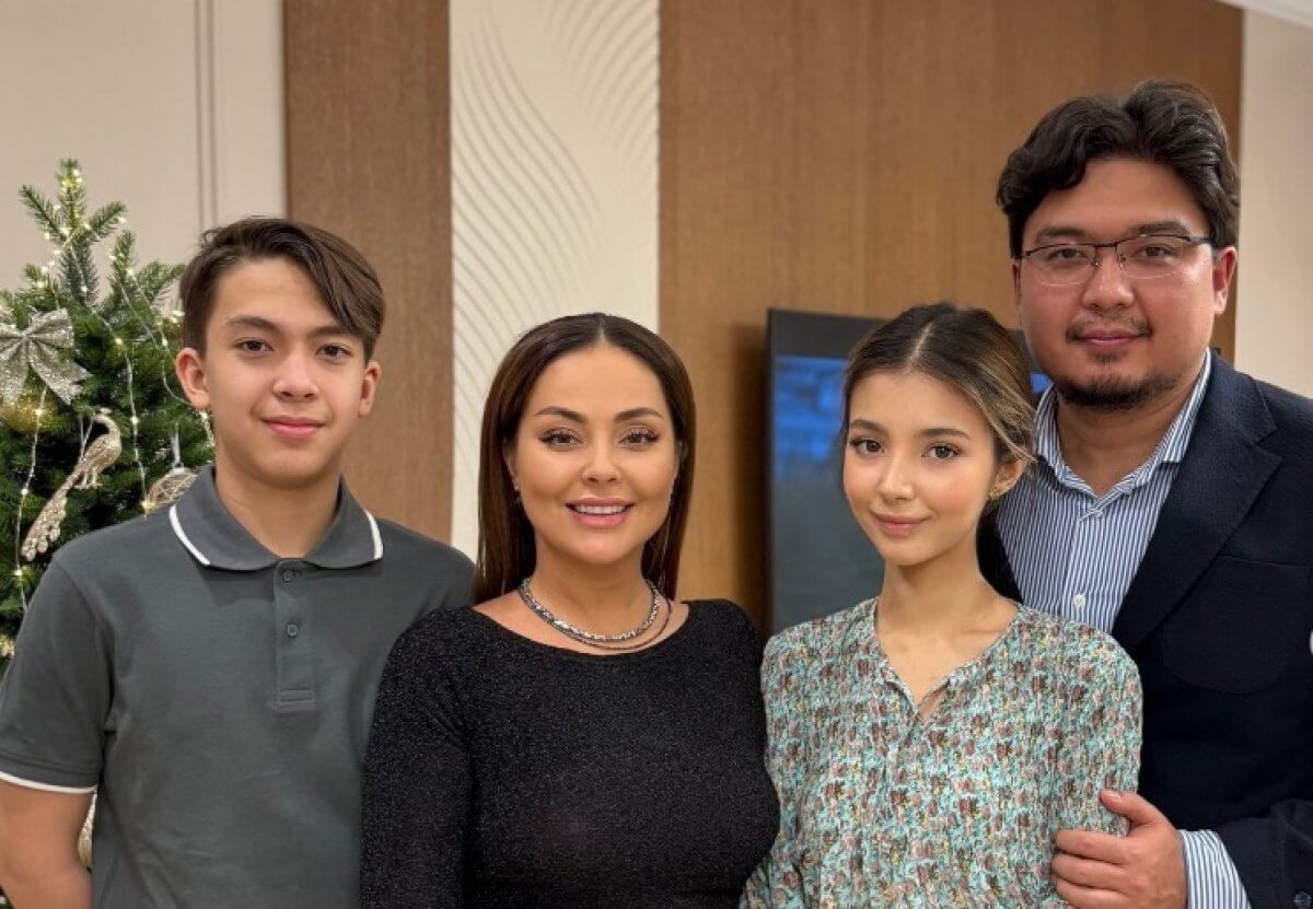 Майя Бекбаева показала многонациональную семью