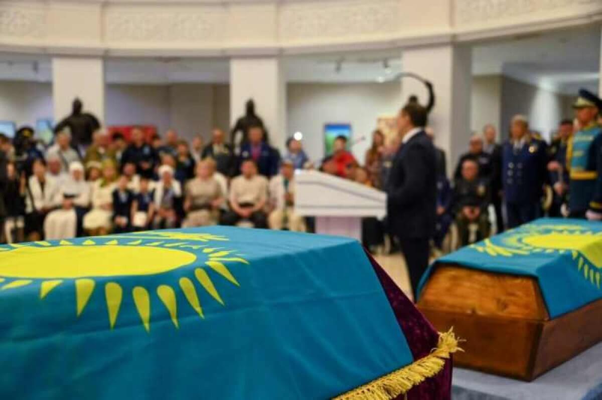 Спустя 80 лет захоронены останки солдата в Абайской области