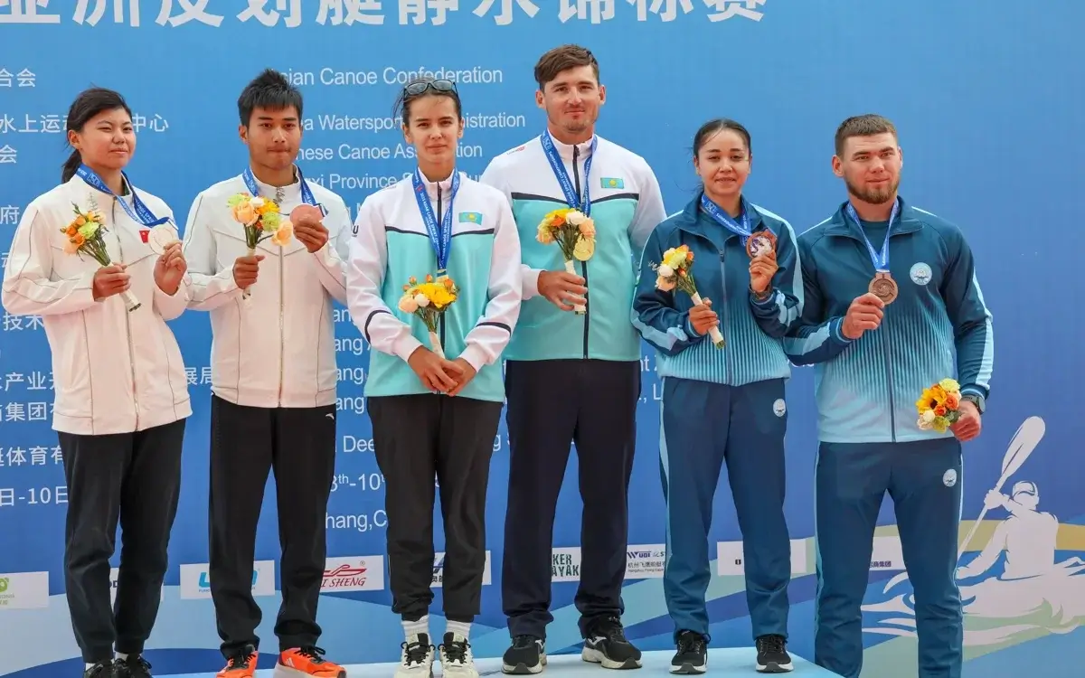 Казахстан завоевал 12 медалей на ЧА по гребле