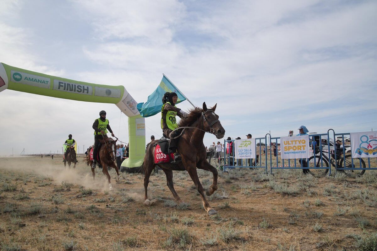 Международный марафон-байге "Ұлы Дала жорығы" прошел в Алматинской области