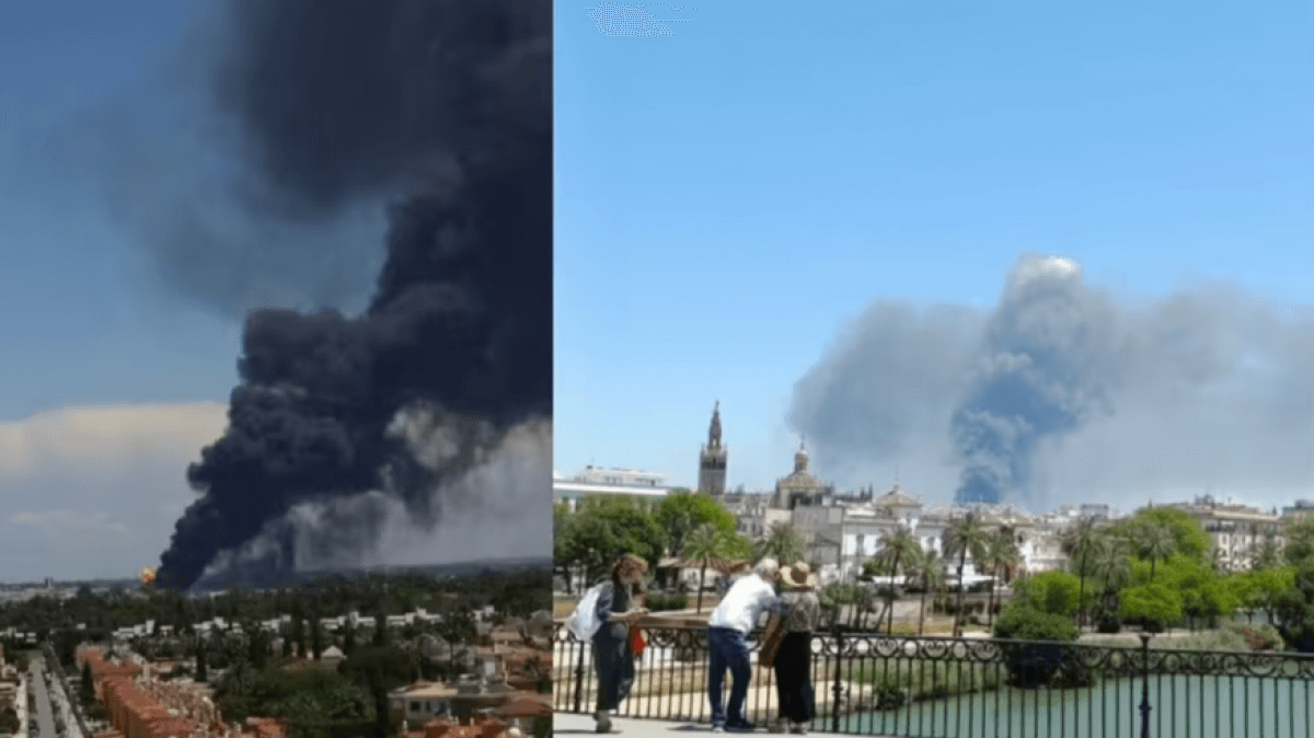 Ядовитое облако накрыло город в Испании