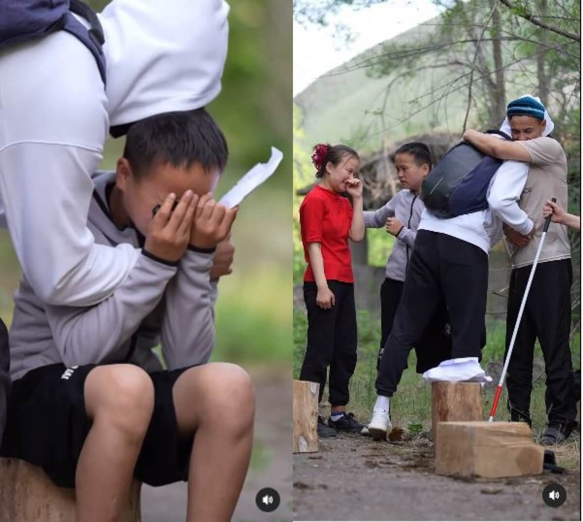 Человек в маске подарил надежду голодавшей семье (ВИДЕО)