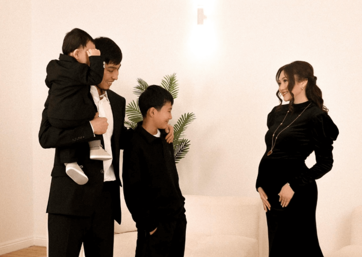 Дети Ерке Есмахан растут в спорте и творчестве