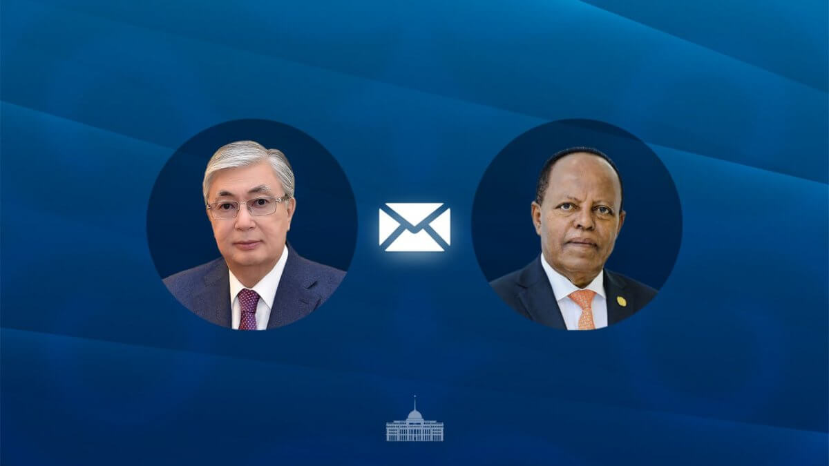 Президент Казахстана направил поздравление Тайе Ацке-Селассие