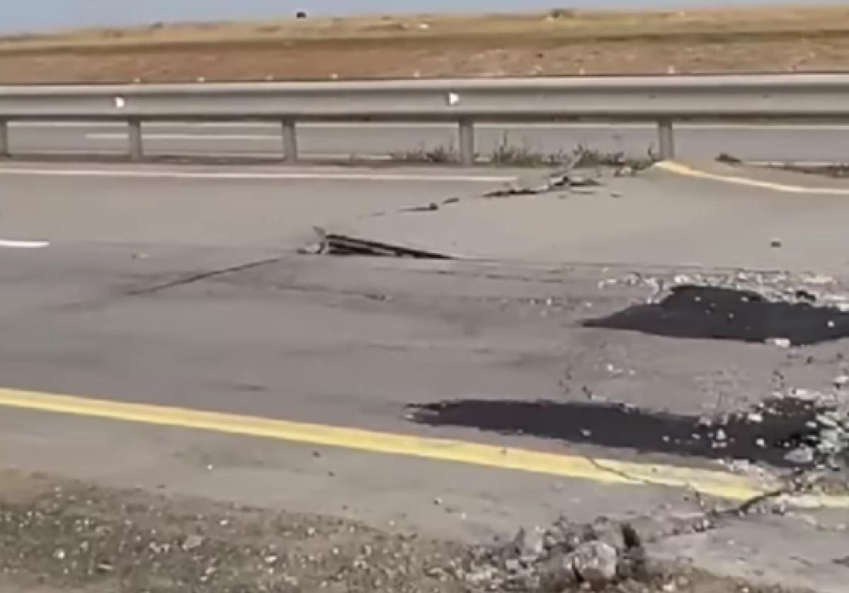 Асфальт поднялся на трассе Павлодар – Астана