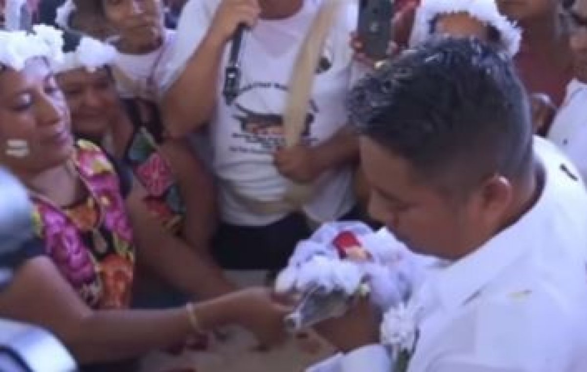 Мексиканский мэр провел свадьбу с аллигатором (ВИДЕО)