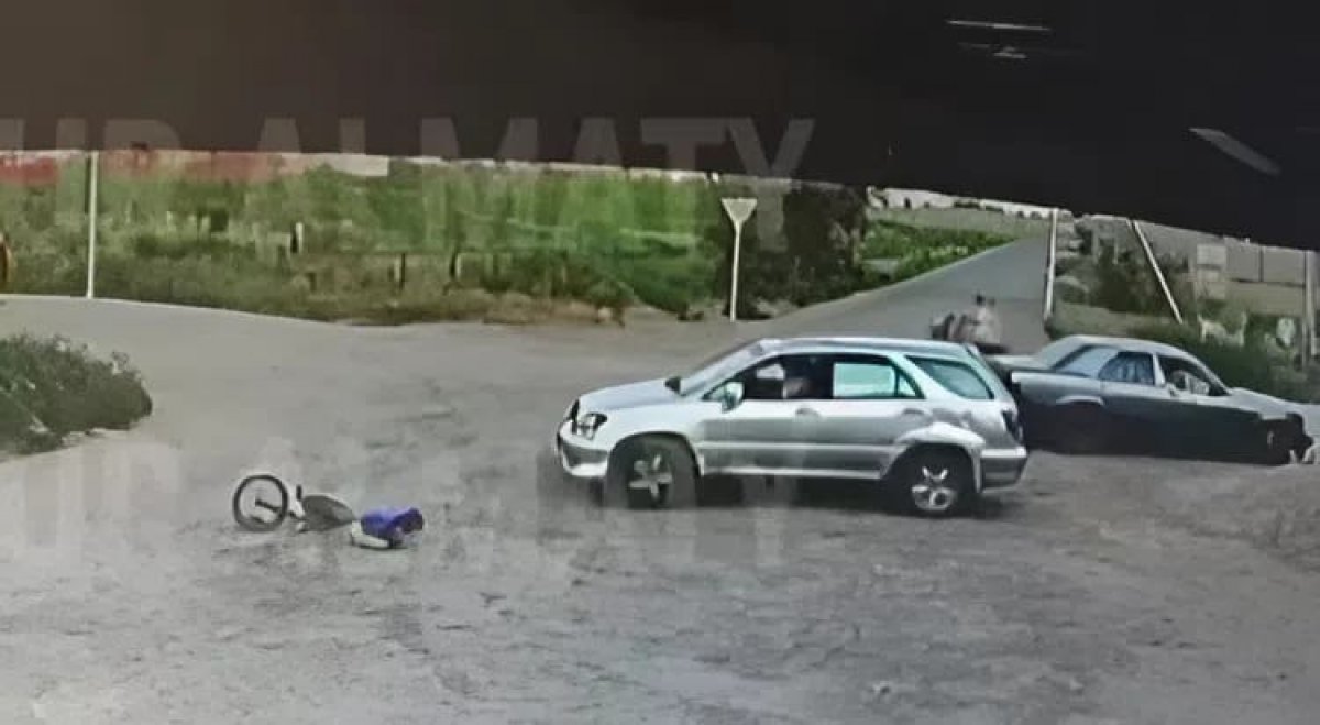Lexus раздавил ребенка и скрылся в Алматинской области (ВИДЕО)