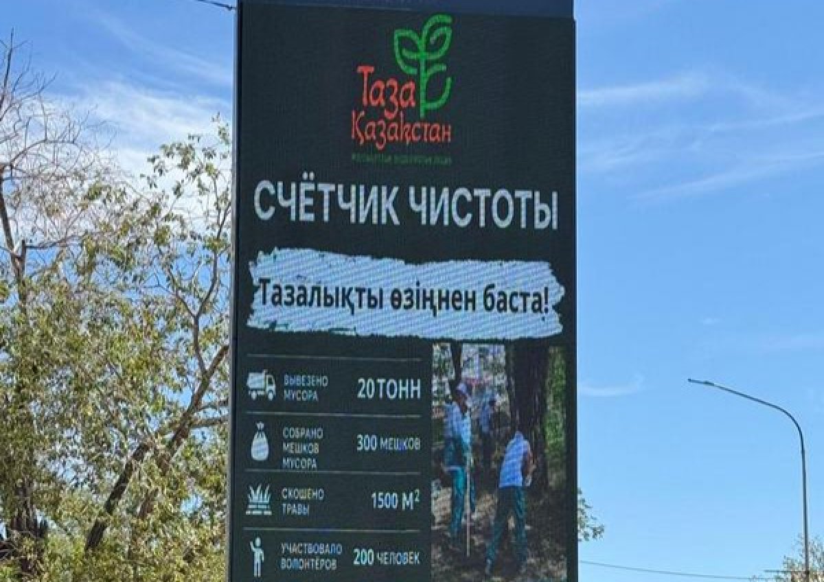 В Балхаше установили счетчики чистоты