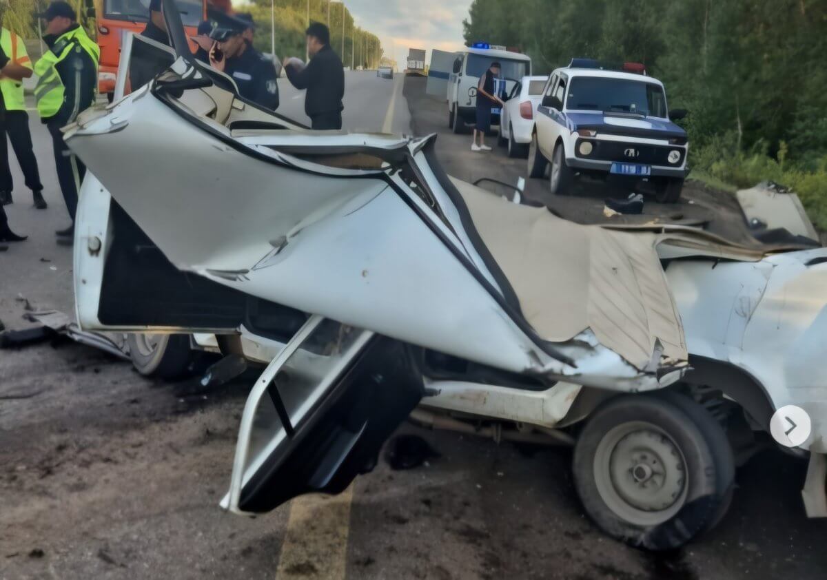 Вся семья погибла после жуткого ДТП на трассе Петропавловск-Астана