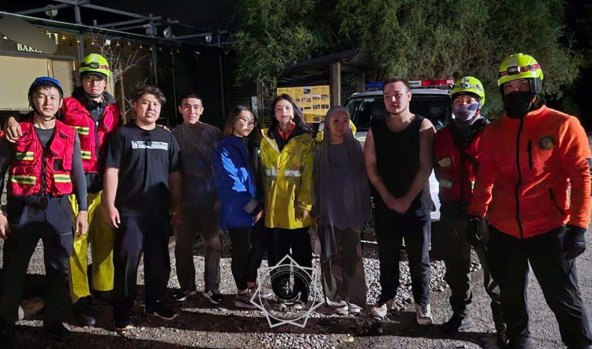 Ночную спецоперацию провели в горах Алматы