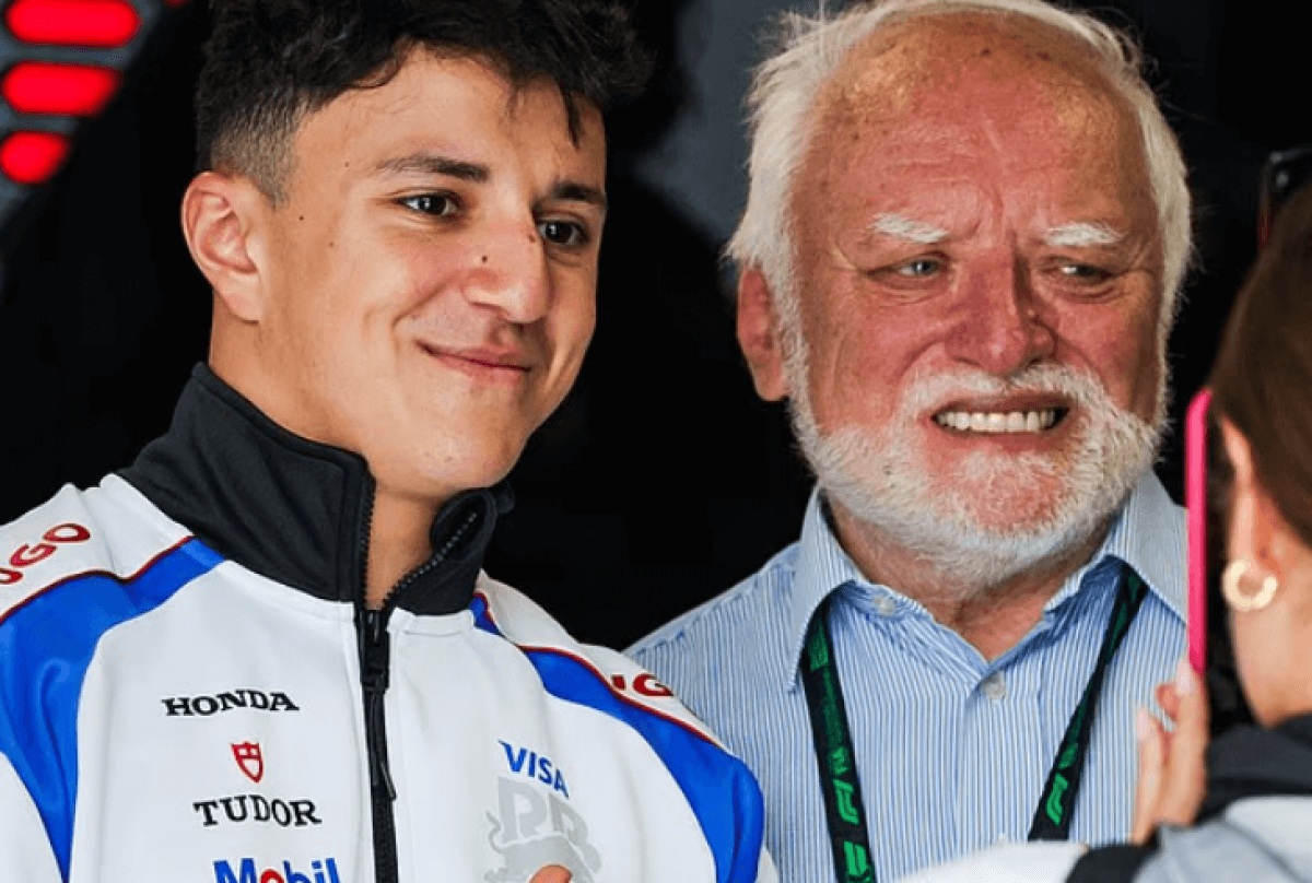 Гарольд, скрывающий боль: герой мема стал звездой на Формуле-1 (ВИДЕО)