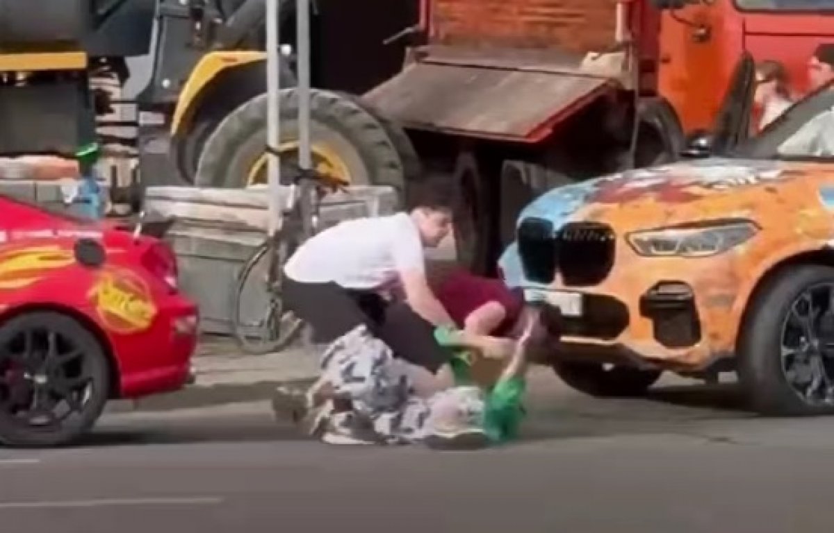 Эффектная драка на дороге Астаны: участников ждет суд