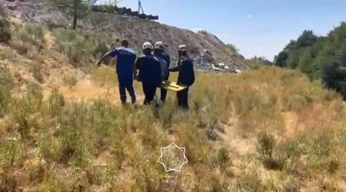 Мужчина упал с десятиметрового моста в Шымкенте (ВИДЕО)