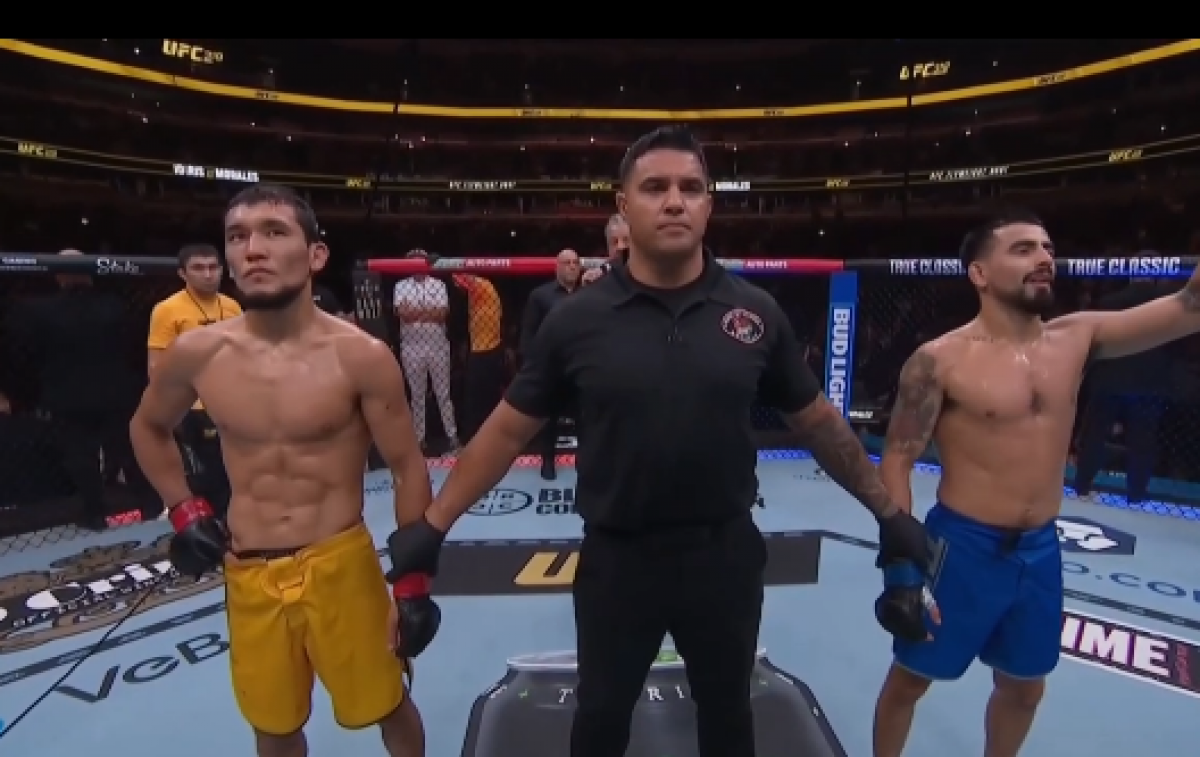 Громкой сенсацией завершился исторический бой Казахстана на турнире UFC